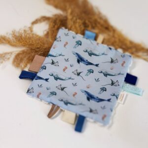 voeldoekje met verschillende voelelementen eraaan