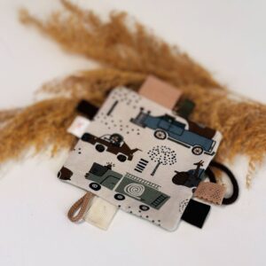 voeldoekje met verschillende voelelementen eraaan